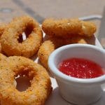 La Nova Casa Vella - Restaurante y bar en Alfafar. Aros de queso gouda rebozados
